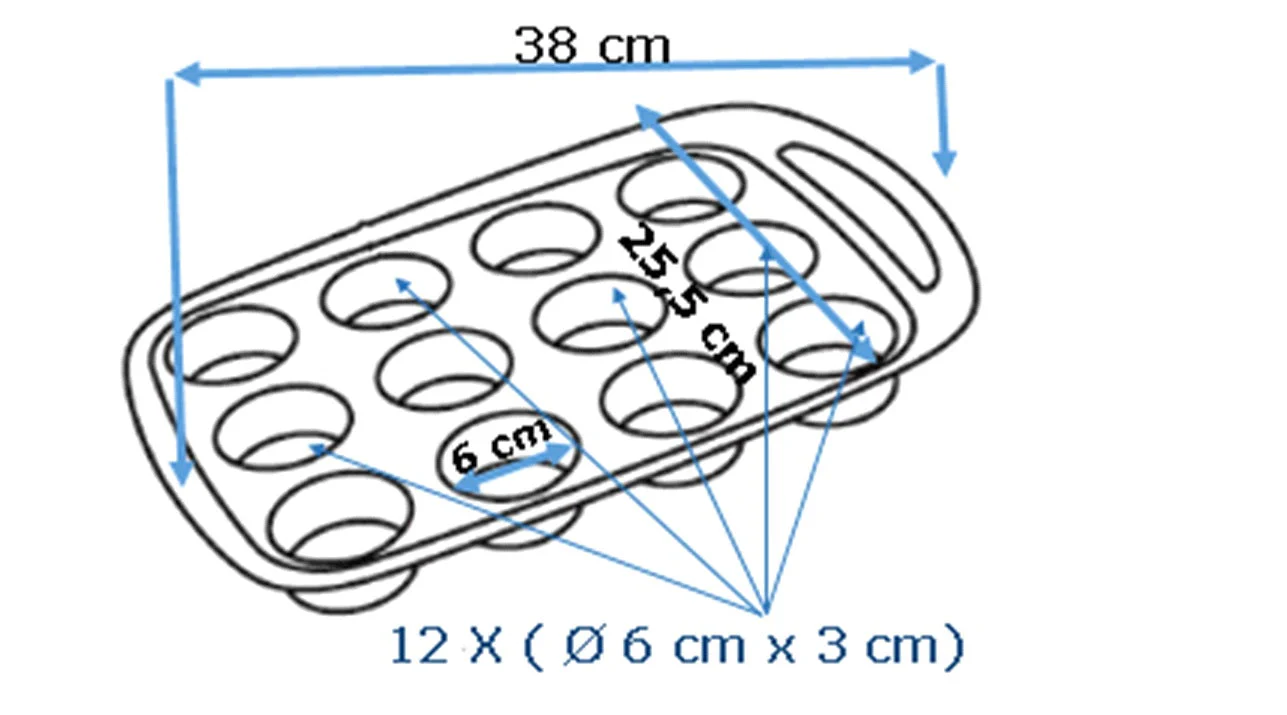 Metal Muffin & Cupcake tray - asimetriA - - Image 10