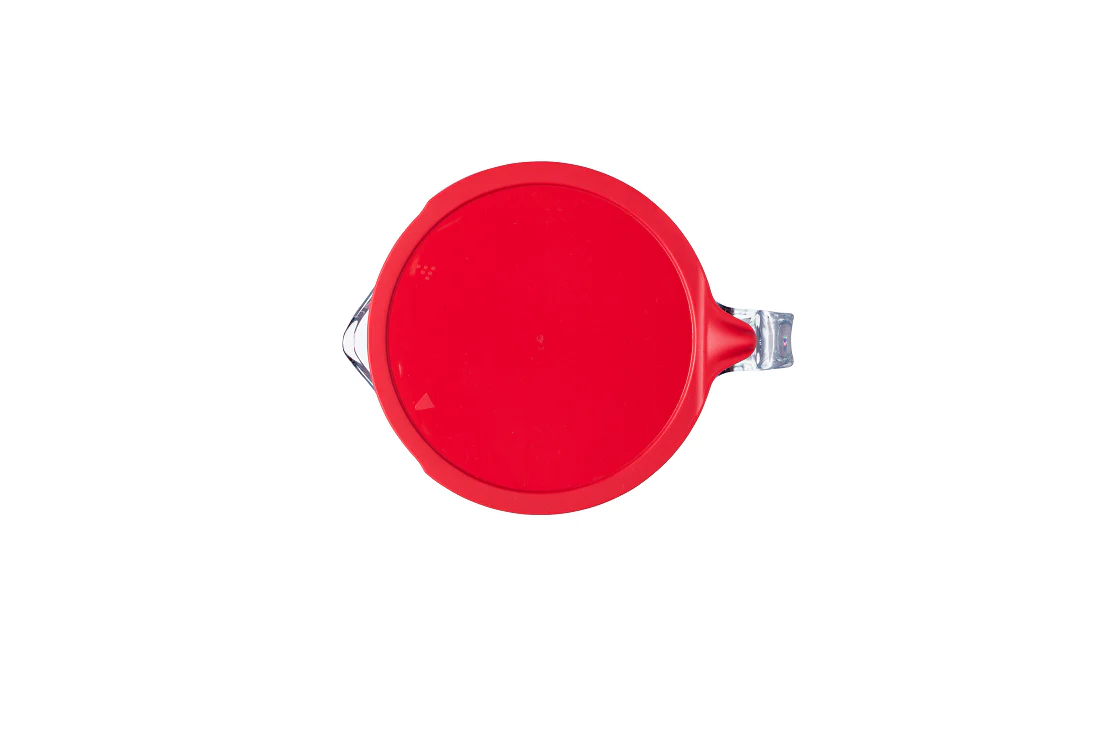 Glass measuring jug with lid 1L - Image 4