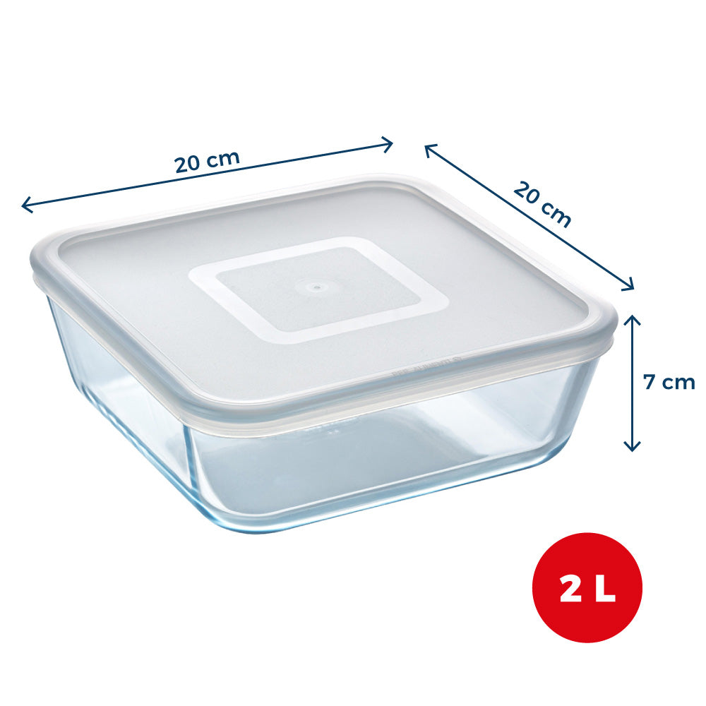 Cook & Freeze - Square dish with special freezer lid compatible air fryer - Image 4