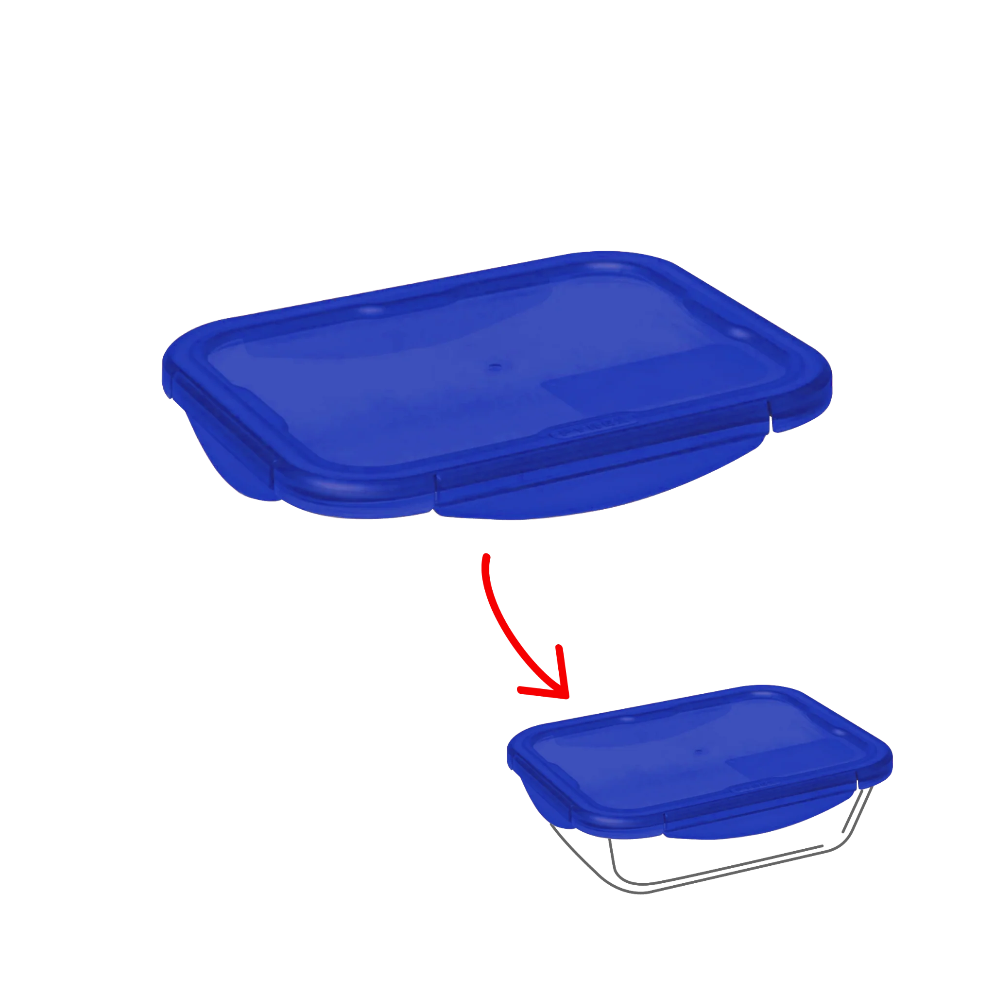 Cook&Go - Rectangular replacement lid - Image 10