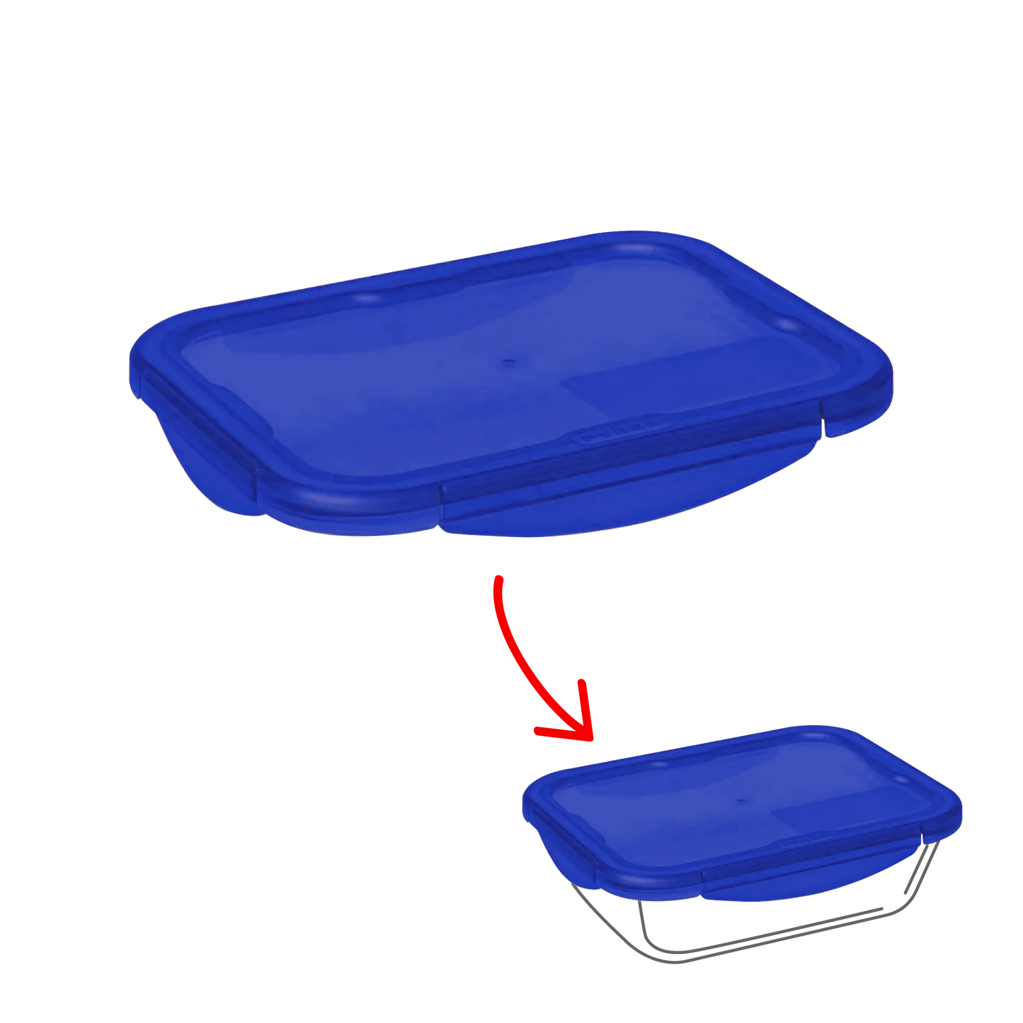 Cook&Go - Rectangular replacement lid - Image 11