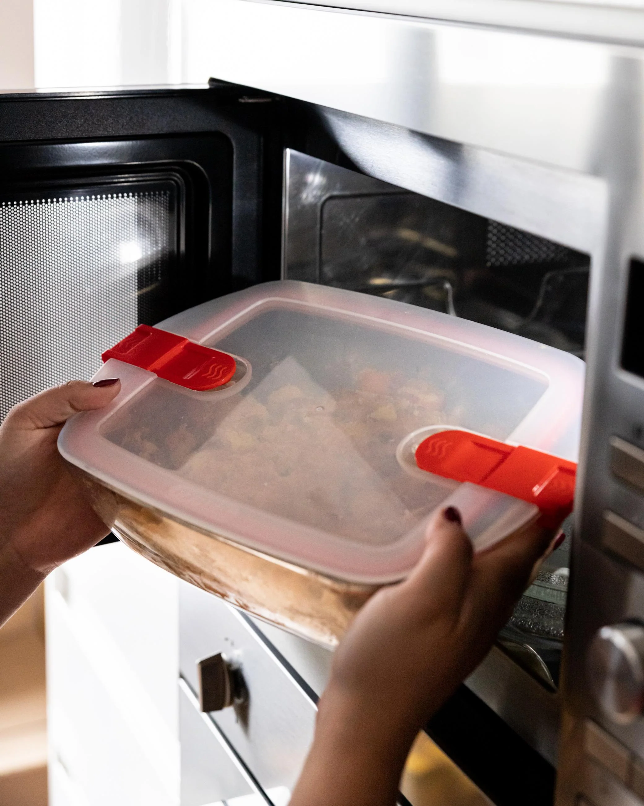 Cook&Heat - Set of 3 rectangular food storage container for microwave - Image 7