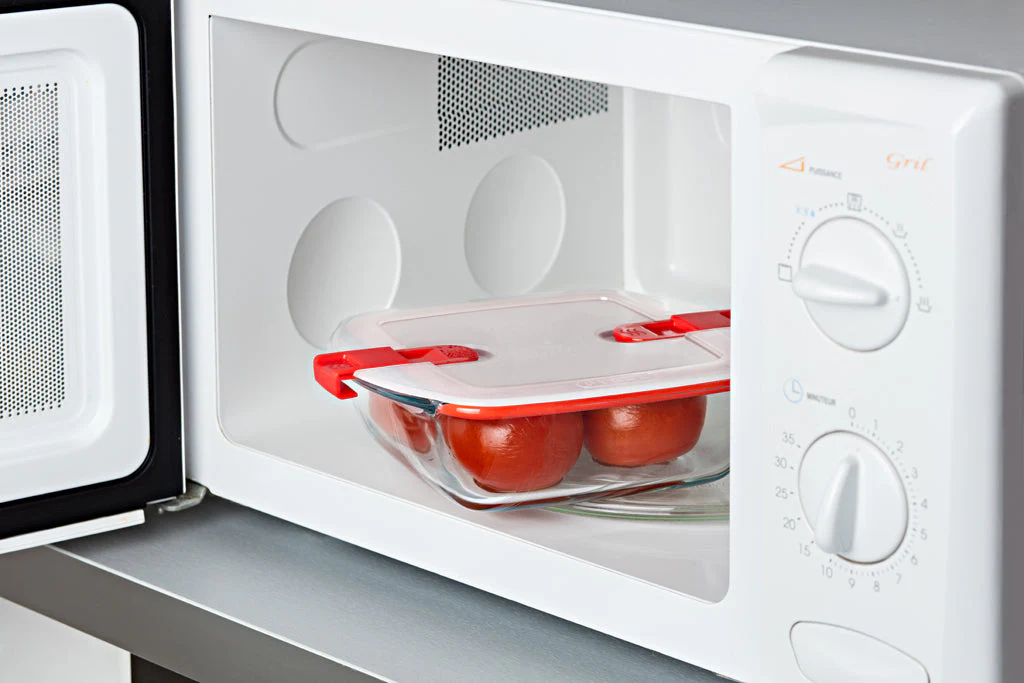 Square glass dish with steam valve lid - Cook & Heat - Image 13