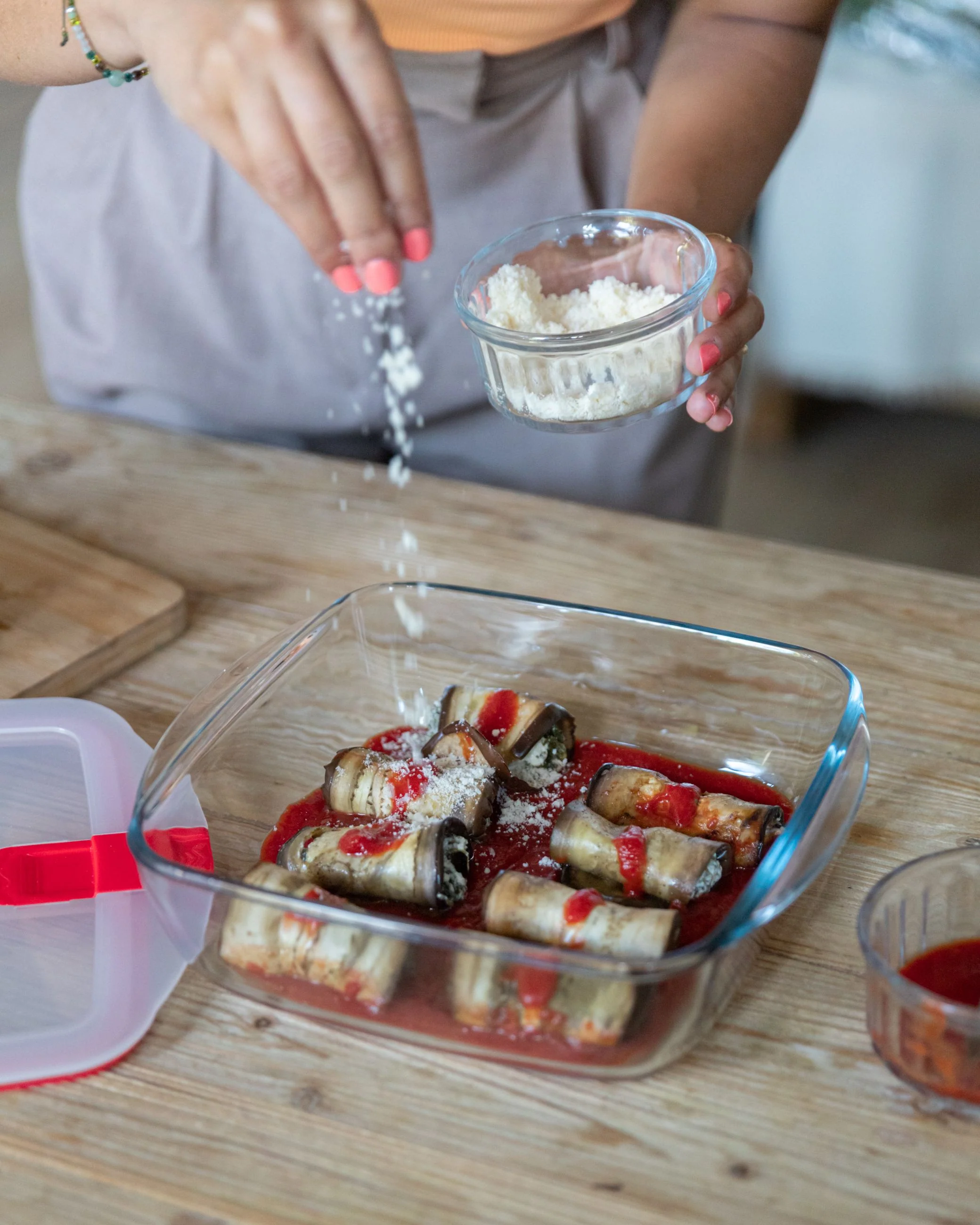 Square glass dish with steam valve lid - Cook & Heat - Image 7