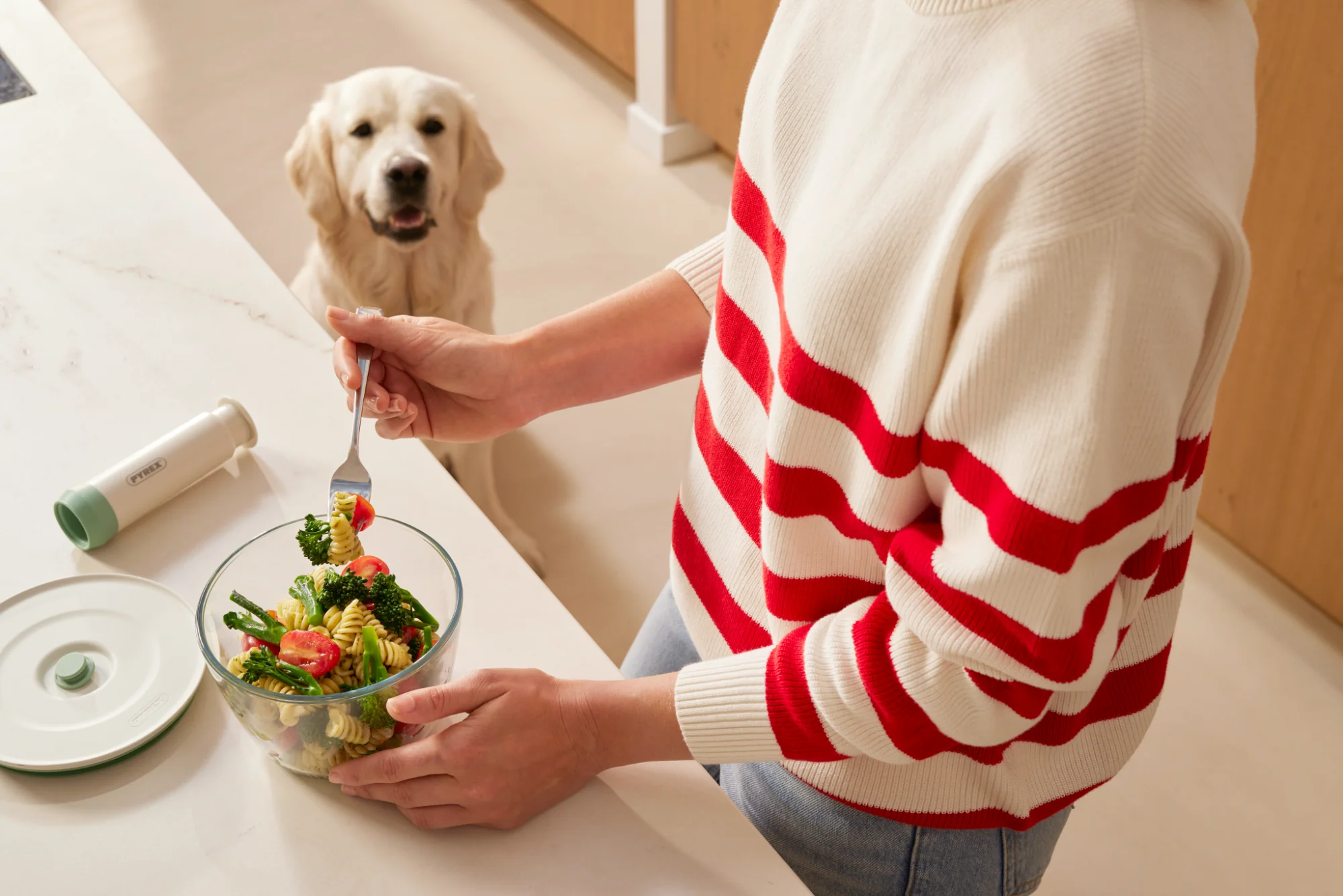 Cook&Save - Vacuum Glass food storage dish - Round - Image 5