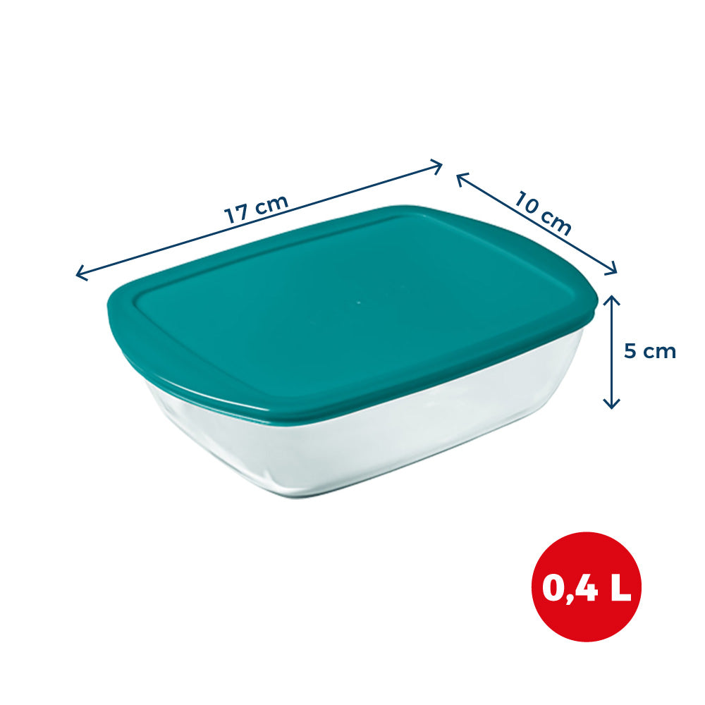 Cook & Store - Rectangular glass dish with lid compatible air fryer - Image 16
