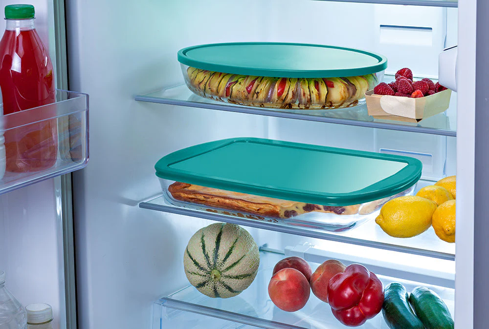 Cook & Store - Set of 3 Square Glass Dishes with Lid 0.35 L + 1.0 L + 2.2 L - Image 7