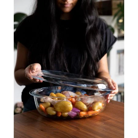 Large oval glass casserole dish - Image 8