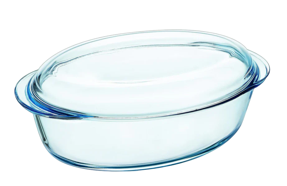 Large oval glass casserole dish - Image 9