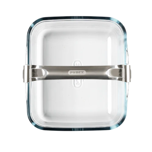 Glass airfryer dish with removable handle - Image 12