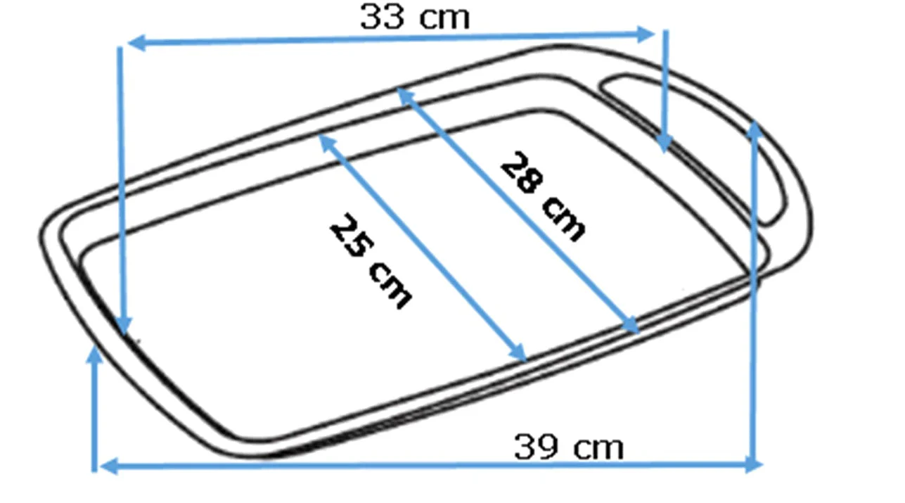 Metal baking tray with silicone handle - asimetriA - Image 7