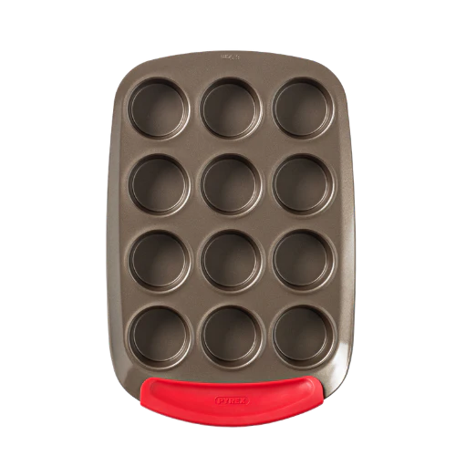 Metal Muffin & Cupcake tray with silicone handle - asimetriA - Image 5