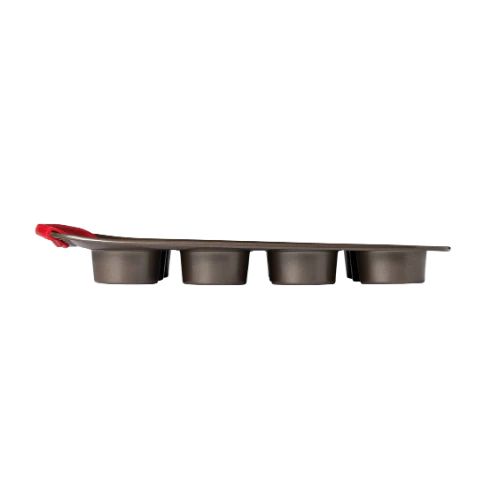 Metal Muffin & Cupcake tray with silicone handle - asimetriA - Image 6