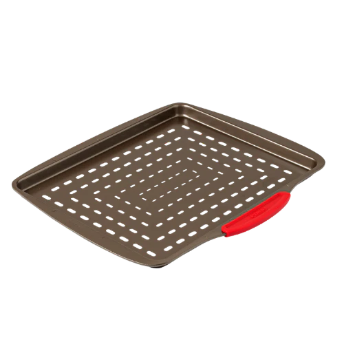 Metal pizza tray with silicone handle - asimetriA - Image 5