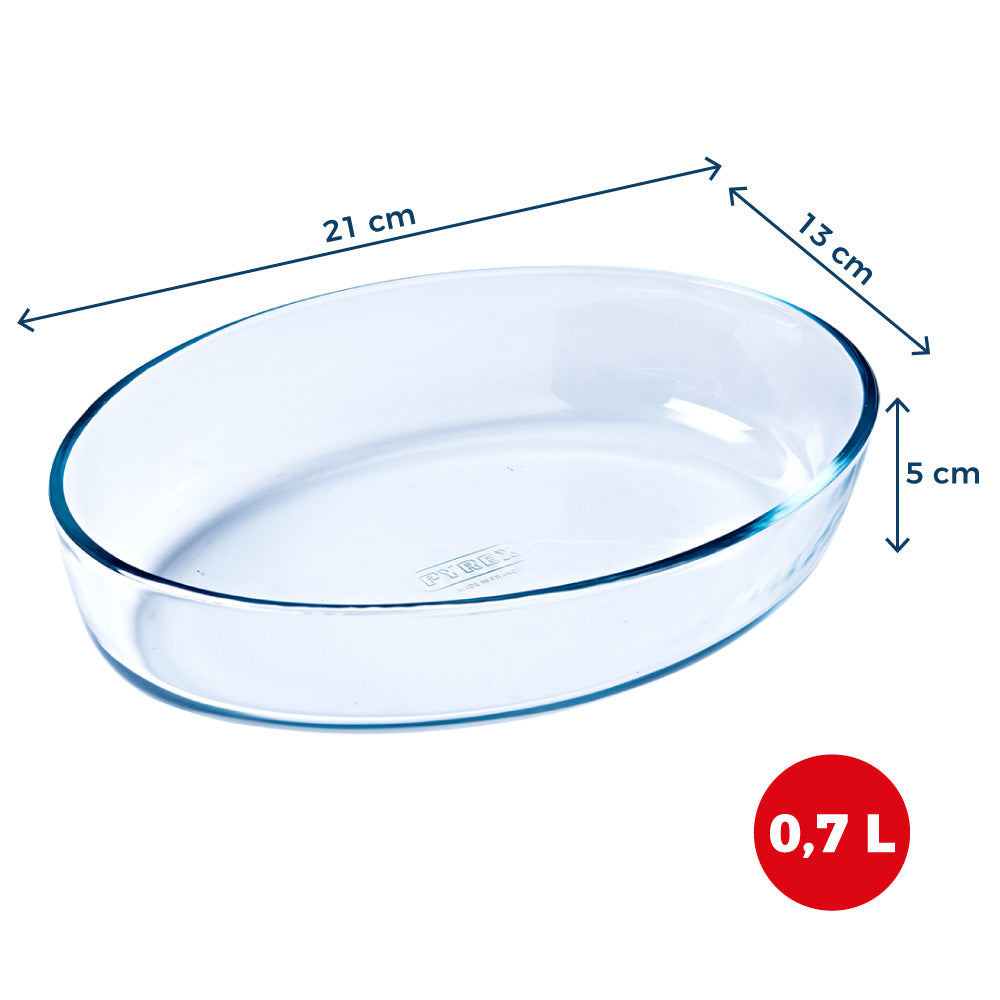 Oval glass oven dish compatible air fryer - Image 12