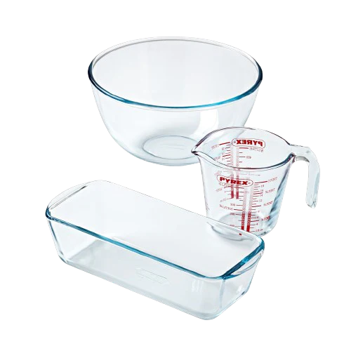 Pastry kit: measuring jug and 2L bowl and tart/loaf tin - Image 13
