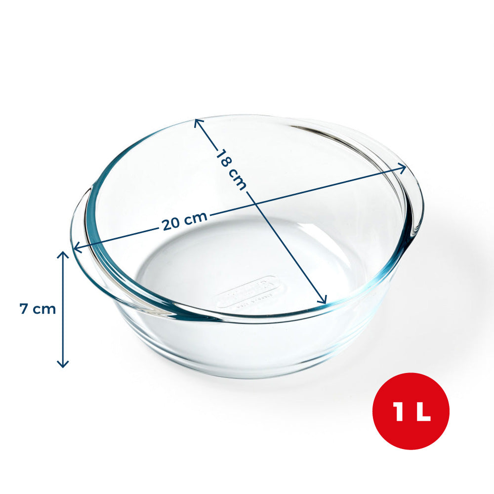 Round glass casserole dish - compatible air fryer - Image 8