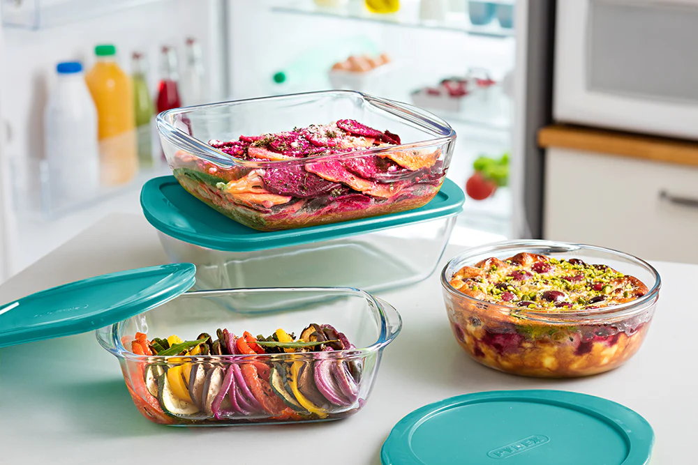 Round glass dish with lid - Cook & Store - Image 7