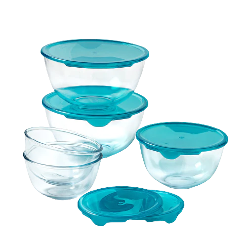 Set of 5 bowls with lid - Image 10