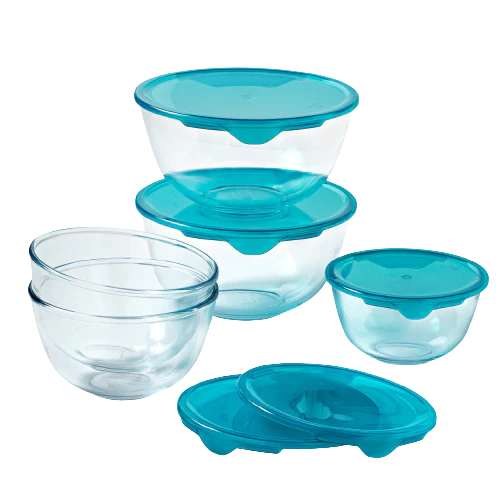 Set of 5 bowls with lid - Image 11