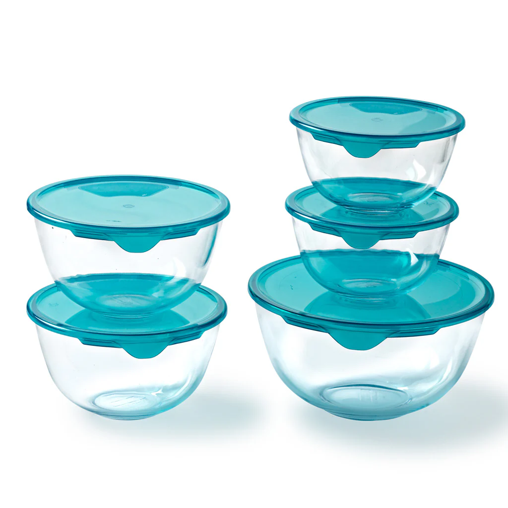 Set of 5 bowls with lid - Image 14
