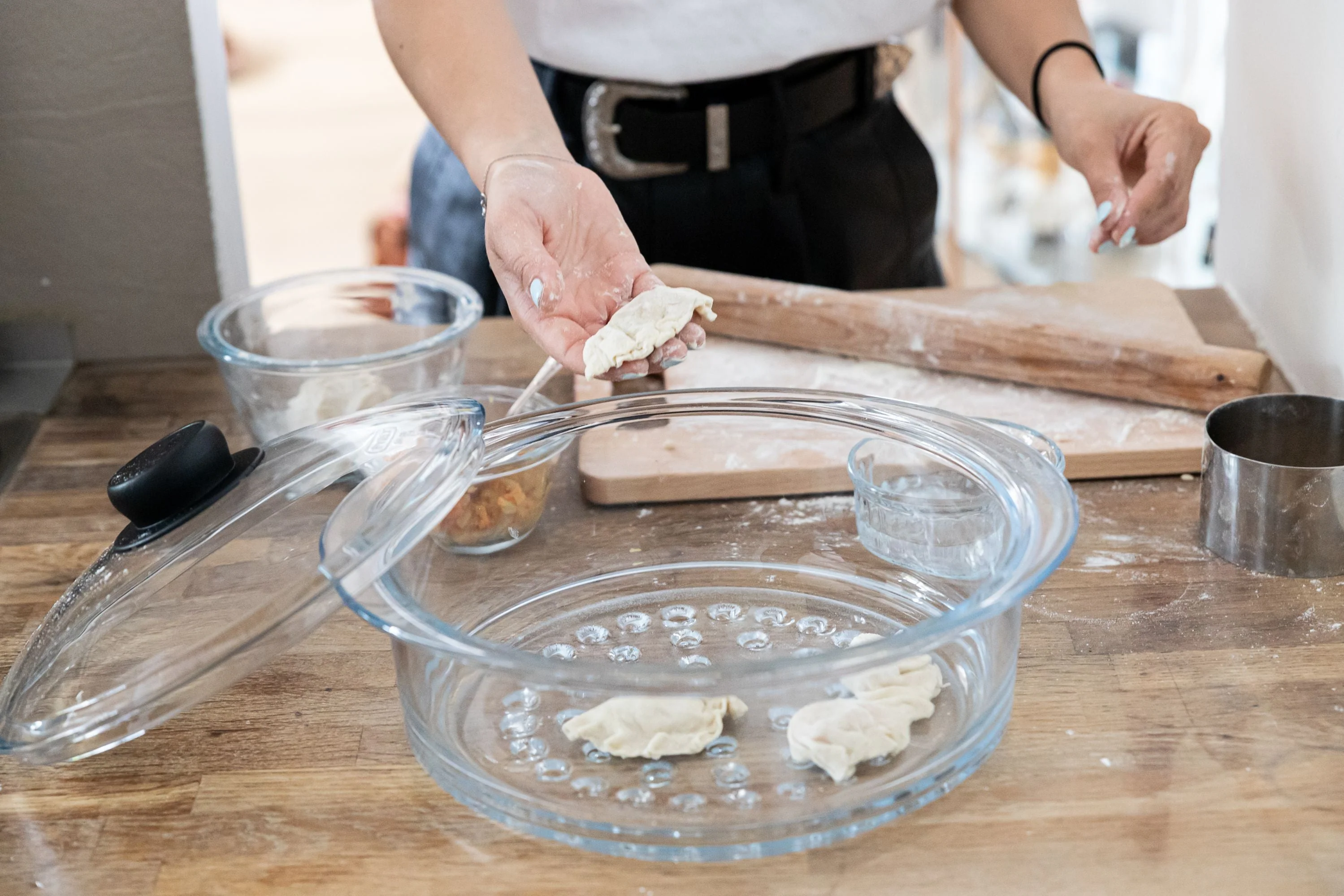 Steam cooking - Steamer basket and glass lid - Image 6