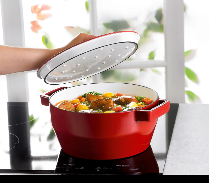 Round cast iron casserole dish - SlowCook - Image 3
