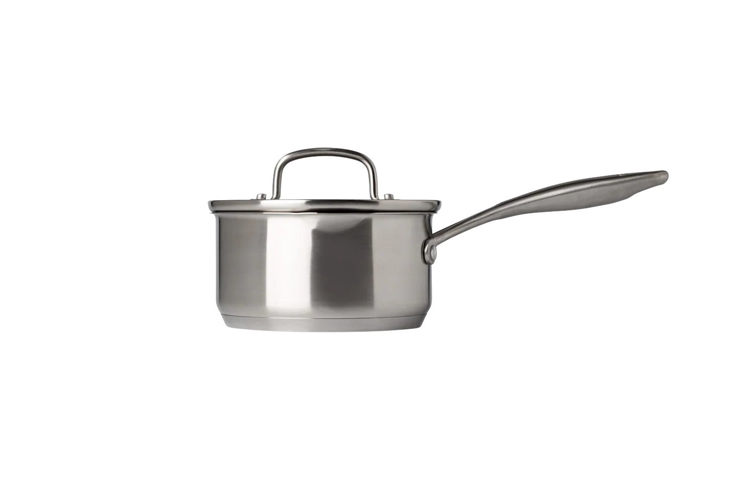 Stainless steel saucepan with lid fixed handle - Infinity - Image 4